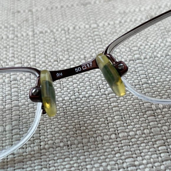 Kate Spade New York Women Eyeglasses Brown Tone Glasses Half Rim Mazie Frame